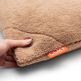 Cozy Una Woolly 45 x 45 cm draadloos warmtekussen Lichtbruin, Powerbank 5000 mAh