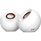 Creative Pebble Pro pc-luidspreker Wit, AUX, USB-A, USB-C, Bluetooth 5.3, RGB