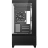 DeepCool CG380 3F midi tower behuizing Zwart | 2x USB-A | 1x USB-C | RGB | Window
