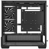 DeepCool CG380 3F midi tower behuizing Zwart | 2x USB-A | 1x USB-C | RGB | Window