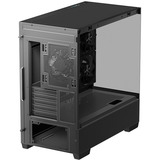 DeepCool CG380 3F midi tower behuizing Zwart | 2x USB-A | 1x USB-C | RGB | Window