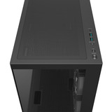 DeepCool CG380 3F midi tower behuizing Zwart | 2x USB-A | 1x USB-C | RGB | Window