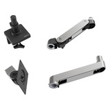 Ergotron LX Pro bureau monitorarm Geborsteld aluminium