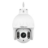 Foscam SD8P, 4K/8MP Dual-Band WiFi PTZ buiten beveiligingscamera Wit