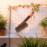 GARDENA Cleansystem schoonmaakset met borstel S soft, zeepstaafjes en aansluitstukken wasborstel Grijs/oranje, 18862-20