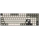 Iqunix F97 Hitchhiker Wireless Mechanical Keyboard Grijs, US lay-out (QWERTY), IQUNIX Moonstone, 96%, RGB leds, Hot-swappable, PBT, 2.4GHz | Bluetooth 5.1 | USB-C