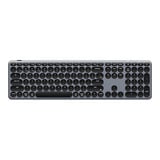 Keychron B5 Pro-K1, toetsenbord Grijs/zwart, US lay-out, Scissor switches, ABS keycaps, 2.4 GHz / Bluetooth / USB