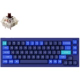 Keychron Q2-J3, toetsenbord Blauw, US lay-out, Gateron G Pro Brown, RGB leds, 65%, PBT, hot swap