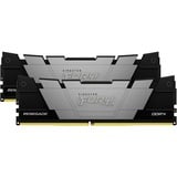 Kingston FURY 16 GB DDR4-3600 Kit werkgeheugen Zwart, KF436C16RB2K2/16, Renegade, XMP