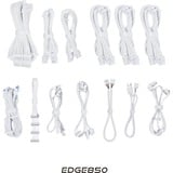 Lian Li EDGE850 modulaire 850 watt voeding  Wit, 1x 12V-2x6, 3x PCIe