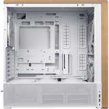 Lian Li LANCOOL 217 midi tower behuizing Wit/houtkleur | 2x USB-A | 1x USB-C | Tempered Glass