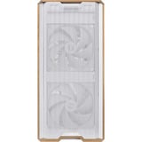 Lian Li LANCOOL 217 midi tower behuizing Wit/houtkleur | 2x USB-A | 1x USB-C | Tempered Glass