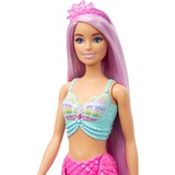 Mattel Barbie Zeemeerminpop met fantasiehaar van 18 cm 