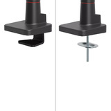 Neomounts DS70-256RD1 ACE gaming monitorarm Rood/zwart, Gasveer, Topfix, 180°-stop