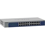 Netgear GS524 24-poorts Gigabit Ethernet unmanaged switch Grijs/blauw