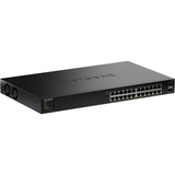 Netgear Netgear S350 24P GE POE+ SMART SWITCH Zwart