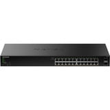 Netgear Netgear S350 24P GE POE+ SMART SWITCH Zwart