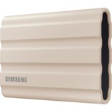 SAMSUNG Portable T7 Shield, 1 TB externe SSD beige, MU-PE1T0K/EU, USB-C 3.2 Gen 2 (10 Gbit/s)