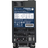 SilverStone FX600z Platinum, 600 Watt voeding  Zwart, 1x 12-Pin High Power GPU, 2x PCIe, Kabel-Management