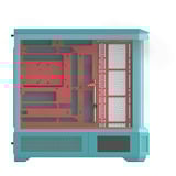 Thermaltake  big tower behuizing Mint/bes | 2x USB-A | 1x USB-C | Window