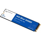 WD Blue SN580 2 TB SSD Blauw/wit, WDS200T3B0E, M.2 2280, PCIe Gen4 x4