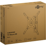 goobay TV Wall Mount Caravan TILT (M), 13 to 43 inch wandmontage  Zilver