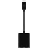 Belkin Connect USB-C audio- en oplaadadapter Zwart