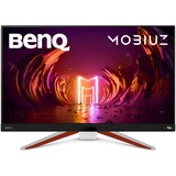 BenQ MOBIUZ EX2710U 27" 4K Ultra HD gaming monitor Wit/zwart, 1x DisplayPort, 2x HDMI, 4x USB-A, 144 Hz, 2x HDMI, 1x DisplayPort, USB-A, USB-B, HDRi