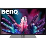 BenQ PD2725U 27" 4K UHD monitor Zwart/grijs, 2x HDMI, 1x DisplayPort, 2x Thunderbolt, USB-A, HDR10