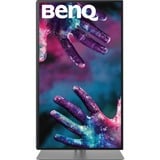 BenQ PD2725U 27" 4K Ultra HD monitor Zwart/grijs, 1x DisplayPort, 2x HDMI, 3x USB-A, 2x Thunderbolt