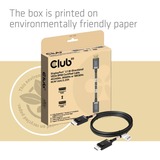 Club 3D DisplayPort 2.1 Bi-Directional VESA DP80 Certified kabel 4K 240 Hz 1,6 meter