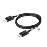 Club 3D Gecertificeerde DisplayPort 2.1 kabel Zwart, 1,6 meter, 10K