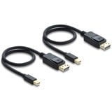 DeLOCK PCI Express x4 Card to 2 x external USB Type-C 40 Gbps (DP Alt Mode) female interface kaart Low Profile Form Factor