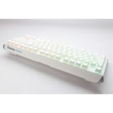 Ducky One 3 Classic Pure White TKL RGB mechanisch toetsenbord Wit, US lay-out (QWERTY), Cherry MX Speed Silver, 80% (TKL)	, RGB leds, Double-shot PBT, Hot-swappable, QUACK Mechanics