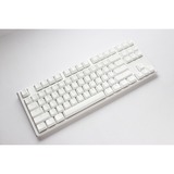 Ducky One 3 Classic Pure White TKL, toetsenbord Wit, US lay-out, Cherry MX Speed Silver, RGB led, Double-shot PBT, Hot-swappable, QUACK Mechanics, 80%