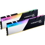 G.Skill 32 GB DDR4-3200 Kit werkgeheugen Zwart/wit, F4-3200C16D-32GTZN, Trident Z Neo