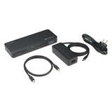 Kensington SD5920T EQ Thunderbolt 4 Quad 4K Hybrid Dock met DisplayLink Technology dockingstation Zwart