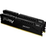 Kingston FURY 32 GB DDR5-5600 Kit werkgeheugen Zwart, KF556C40BBK2-32, Beast, XMP