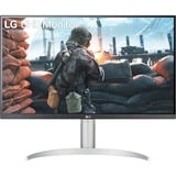 LG 27UP650P-W 27" 4K UHD gaming monitor Zilver, 2x HDMI, 1x DisplayPort