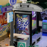 Lumibricks Street Fusion - Graffiti Bus Stop Constructiespeelgoed F9066