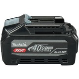 Makita Accu BL4040F XGT oplaadbare batterij Zwart, In doos | 40 V | actief koelsysteem | schuifaccu