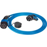 Mennekes Mode 3, Typ 2, 20A, 1PH Laadkabel Blauw/zwart, 7.5 m