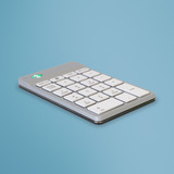 R-Go Tools Numpad Break Wit, Bluetooth 5.0