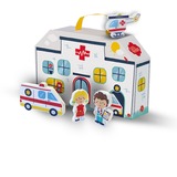 SES Creative Petits pretenders - Ziekenhuis speelkoffer en speelmat 18012