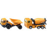 SIKU Kiepwagen en betonmixer Modelvoertuig 