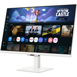 Samsung Smart Monitor M5 S27FM501EU 27" Wit, 2x HDMI, 2x USB-A, Wi-Fi 5