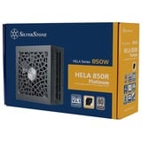 SilverStone HELA 850R Platinum modulaire 850 watt voeding  Zwart, 4x PCIe