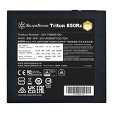 SilverStone Triton 850Rz, 850 Watt voeding  Zwart, 1x 12-Pin High Power GPU, 3x PCIe, Kabel-Management