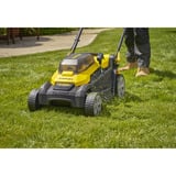 Stanley Grasmaaier V20 Li-Ion 2x18V 37 cm Geel/zwart, Accu en oplader niet inbegrepen