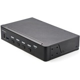 Startech 4 Port Single Monitor KVM HDMI Switch kvm-switch Zwart, 4K 60Hz Ultra HD HDR, HDMI, USB 3.0